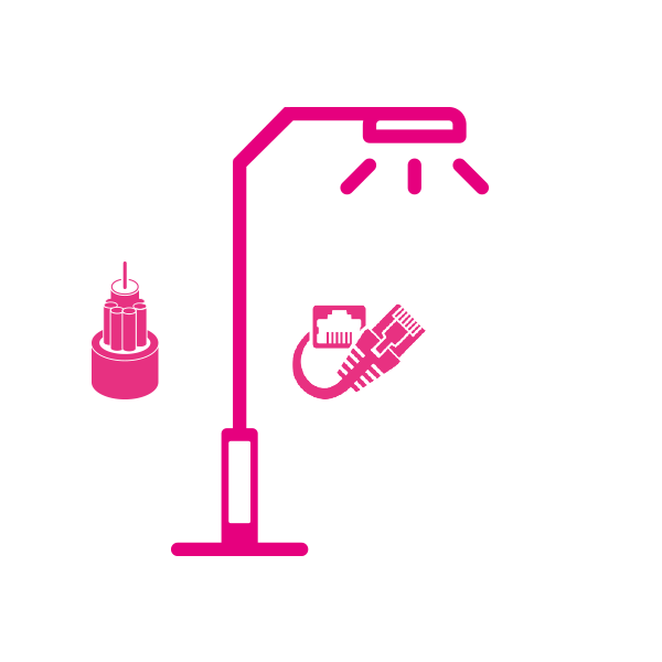 Effiziente Fiber-to-the-Pole-Lösung