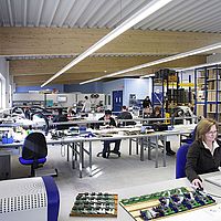 Neue Produktionshalle